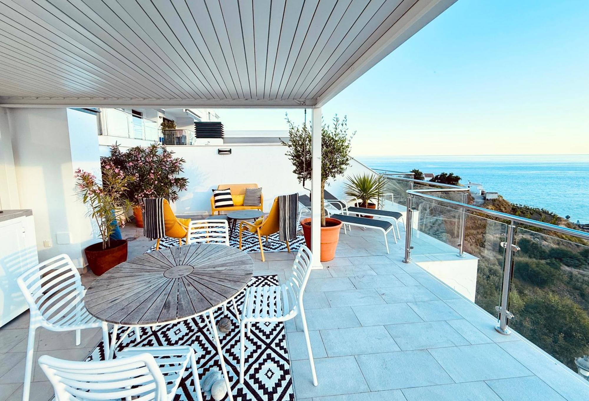Apartamento Penthouse Balcon del Mar 121 Casasol Nerja Exterior foto